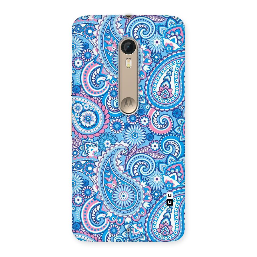 Artistic Blue Art Back Case for Motorola Moto X Style