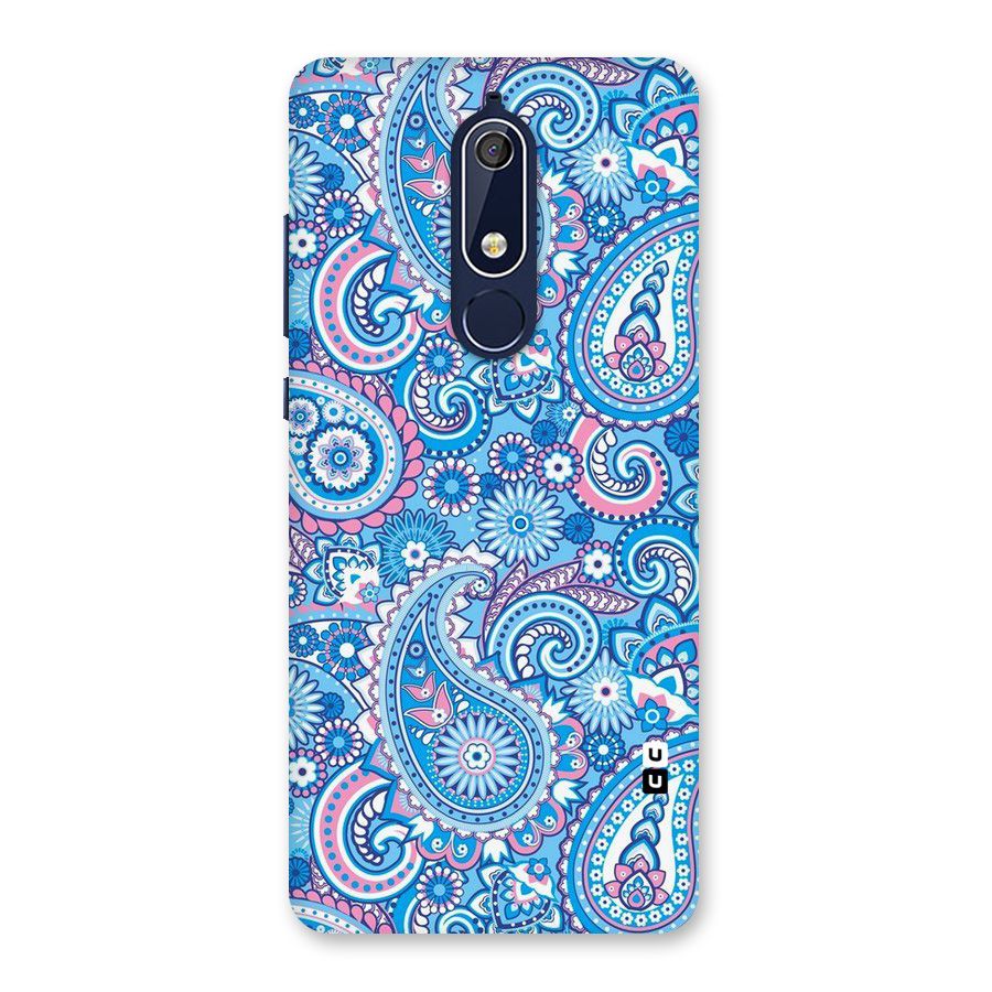 Artistic Blue Art Back Case for Nokia 5.1