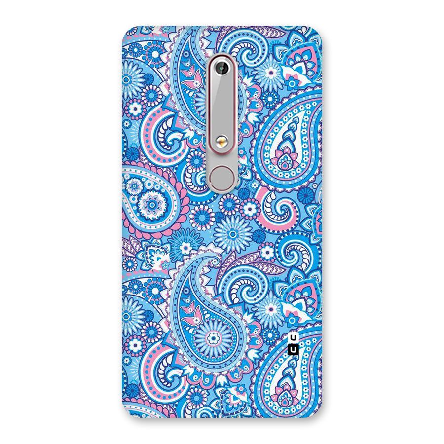 Artistic Blue Art Back Case for Nokia 6.1