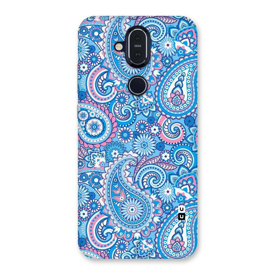 Artistic Blue Art Back Case for Nokia 8.1