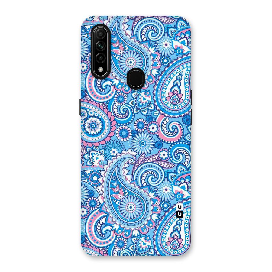 Artistic Blue Art Back Case for Oppo A31