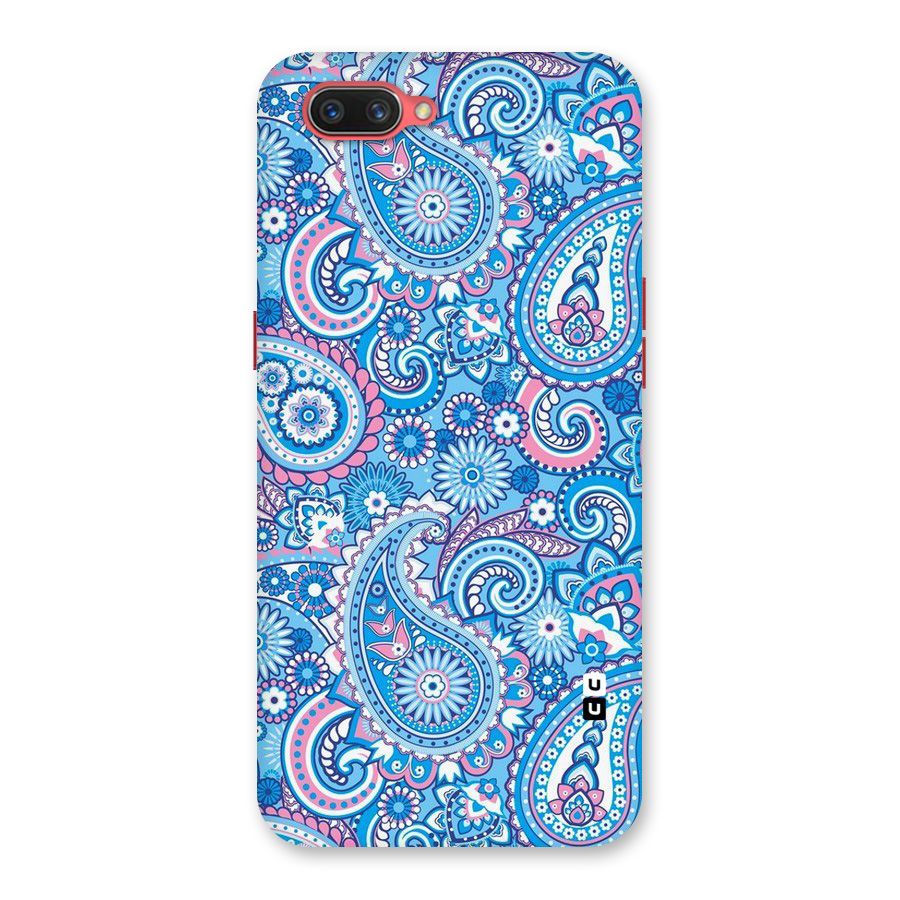 Artistic Blue Art Back Case for Oppo A3s