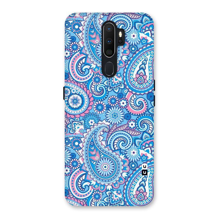 Artistic Blue Art Back Case for Oppo A5 (2020)