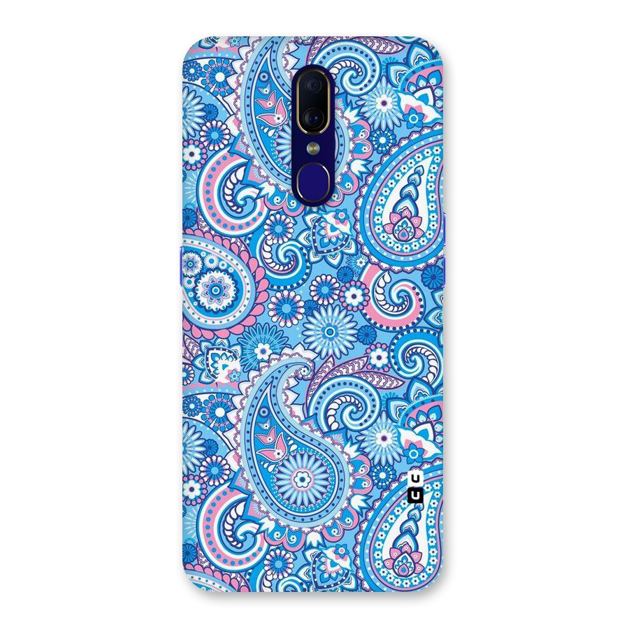 Artistic Blue Art Back Case for Oppo A9