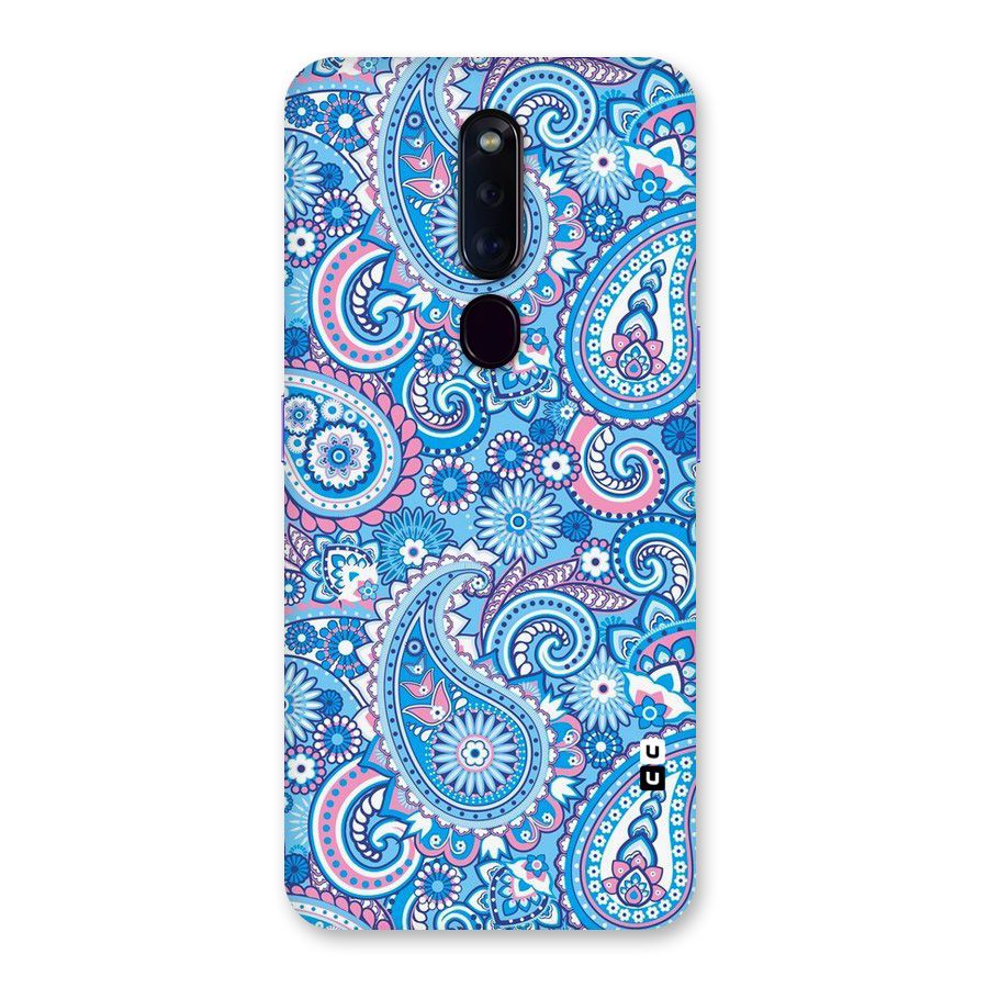 Artistic Blue Art Back Case for Oppo F11 Pro