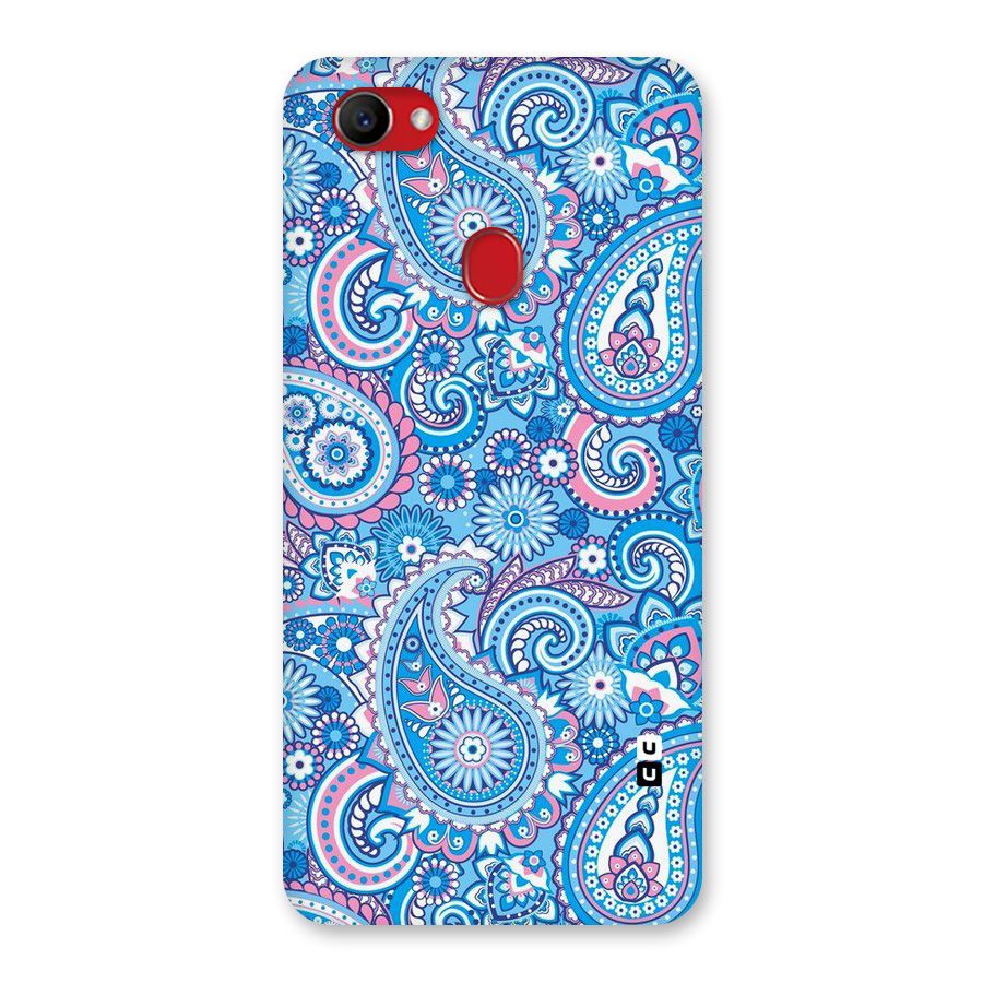 Artistic Blue Art Back Case for Oppo F7