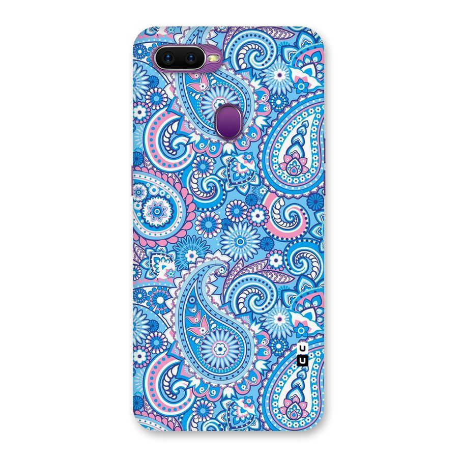 Artistic Blue Art Back Case for Oppo F9
