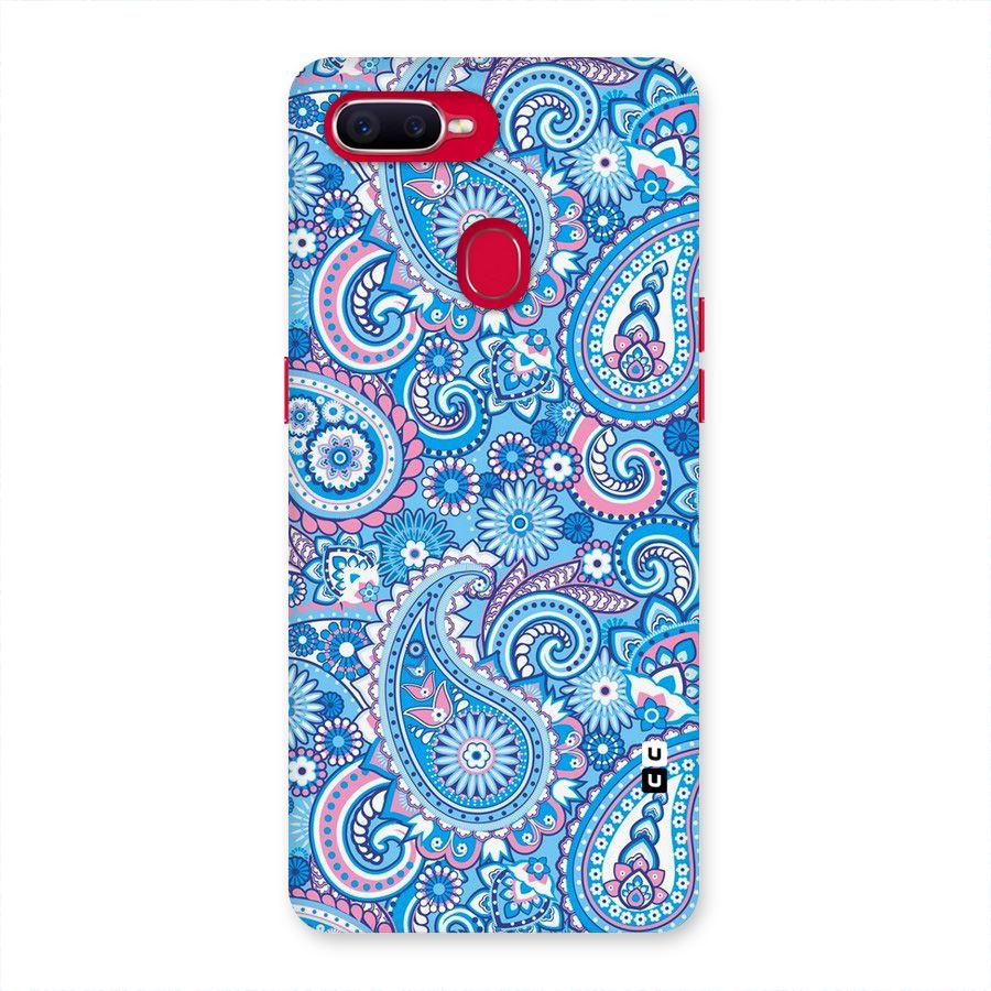 Artistic Blue Art Back Case for Oppo F9 Pro