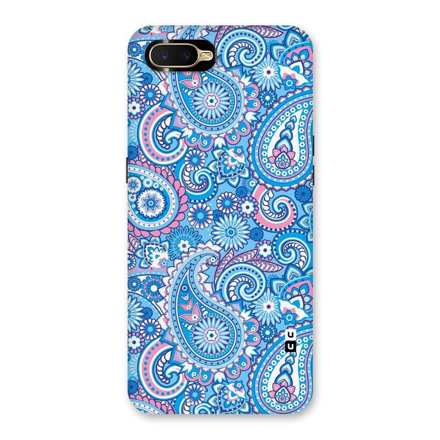 Artistic Blue Art Back Case for Oppo K1