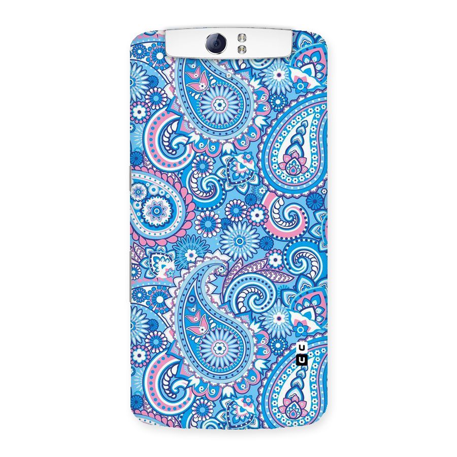 Artistic Blue Art Back Case for Oppo N1