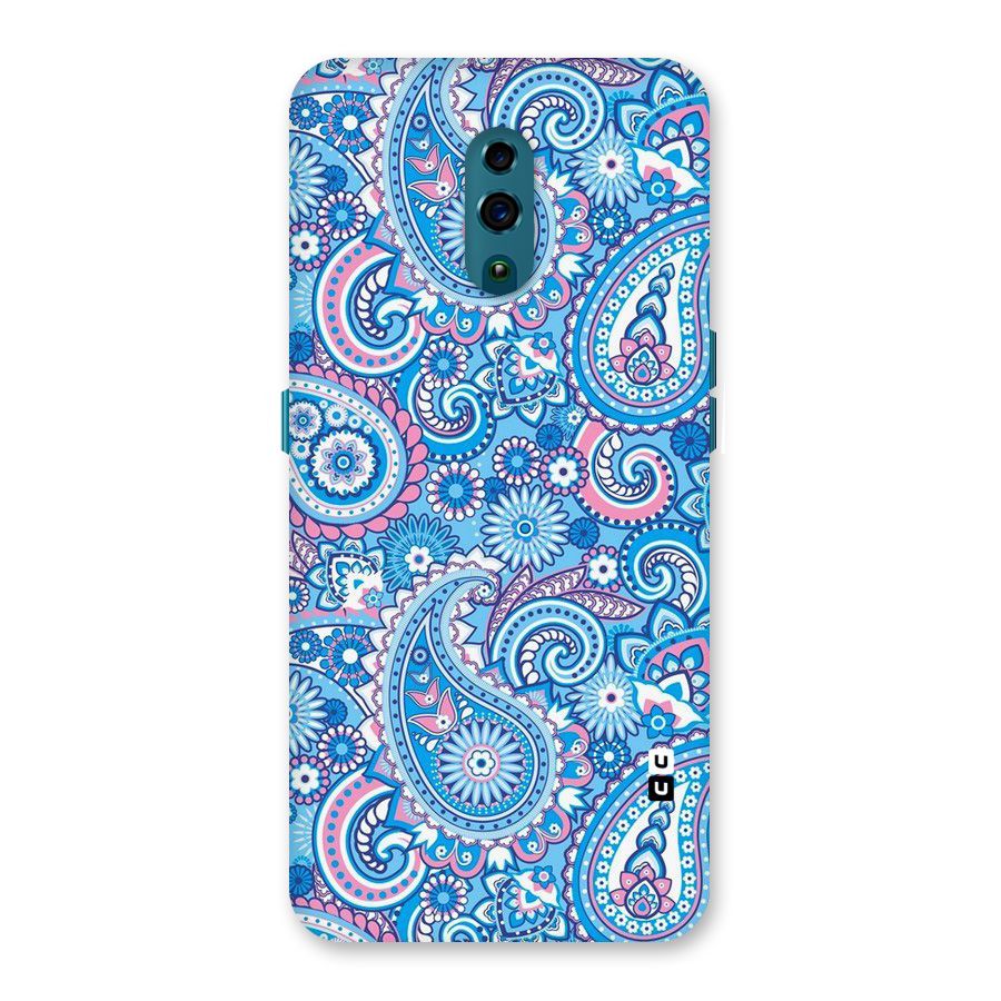 Artistic Blue Art Back Case for Oppo Reno