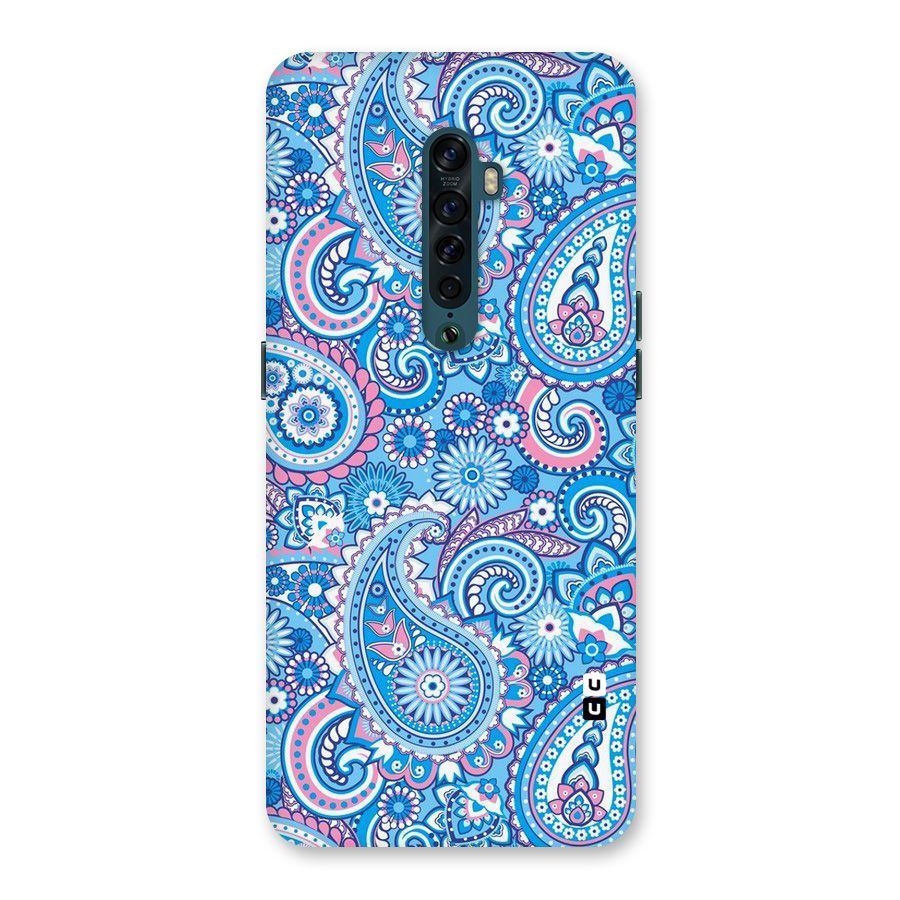 Artistic Blue Art Back Case for Oppo Reno2