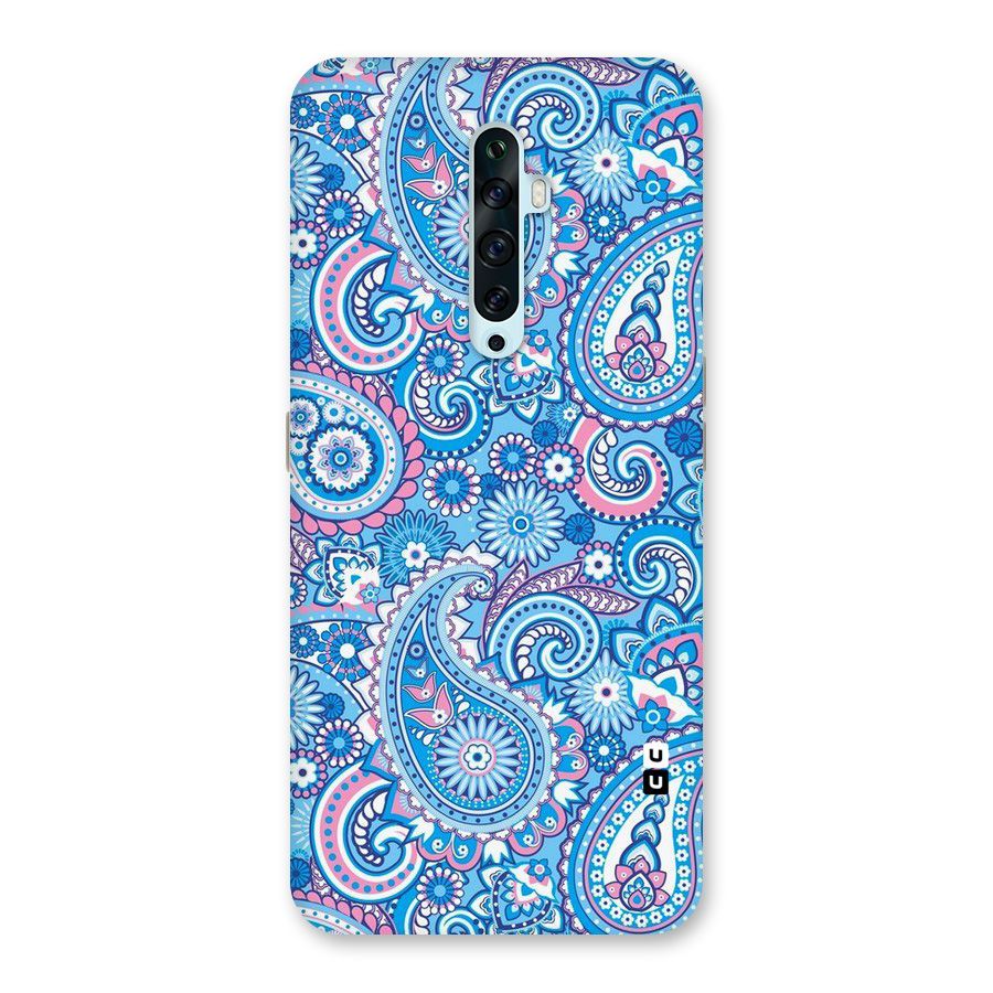 Artistic Blue Art Back Case for Oppo Reno2 F
