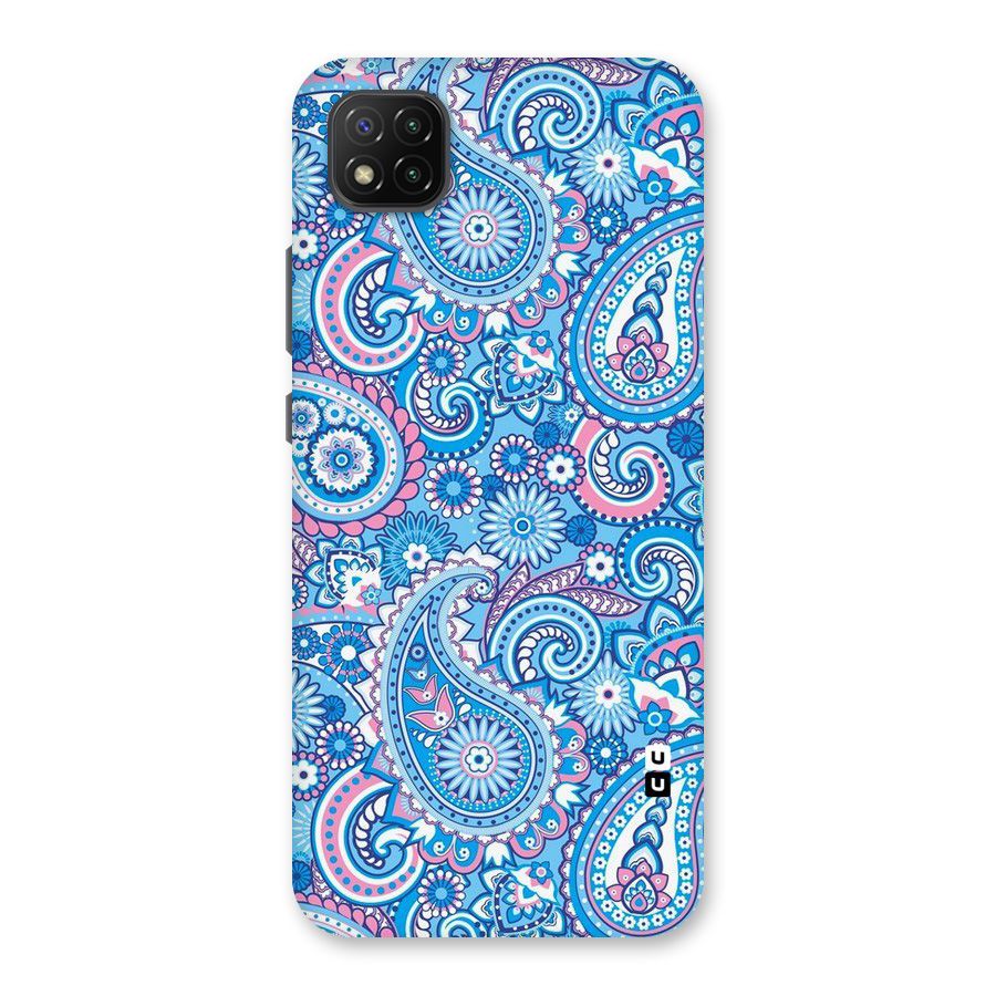 Artistic Blue Art Back Case for Poco C3