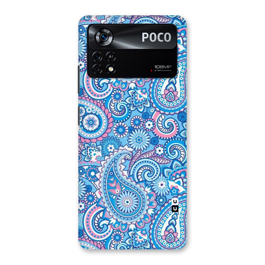 Artistic Blue Art Back Case for Poco X4 Pro 5G