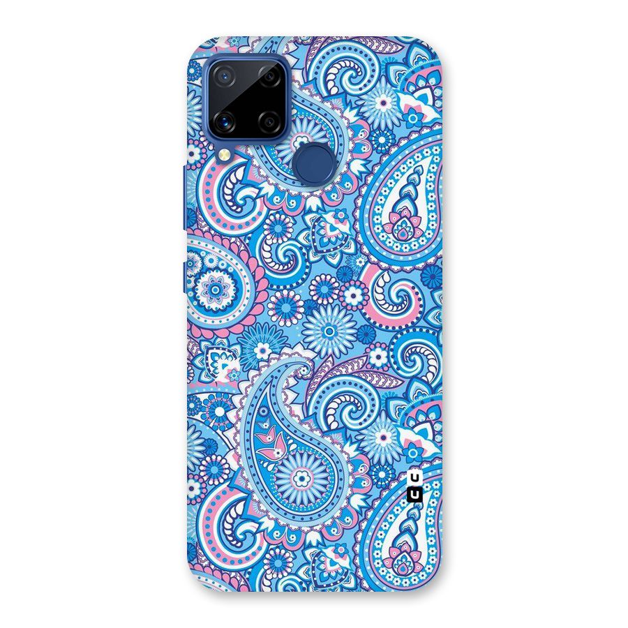 Artistic Blue Art Back Case for Realme C15