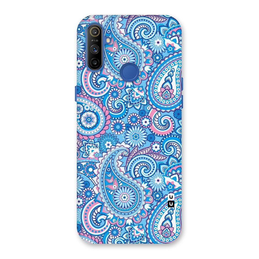 Artistic Blue Art Back Case for Realme Narzo 10A