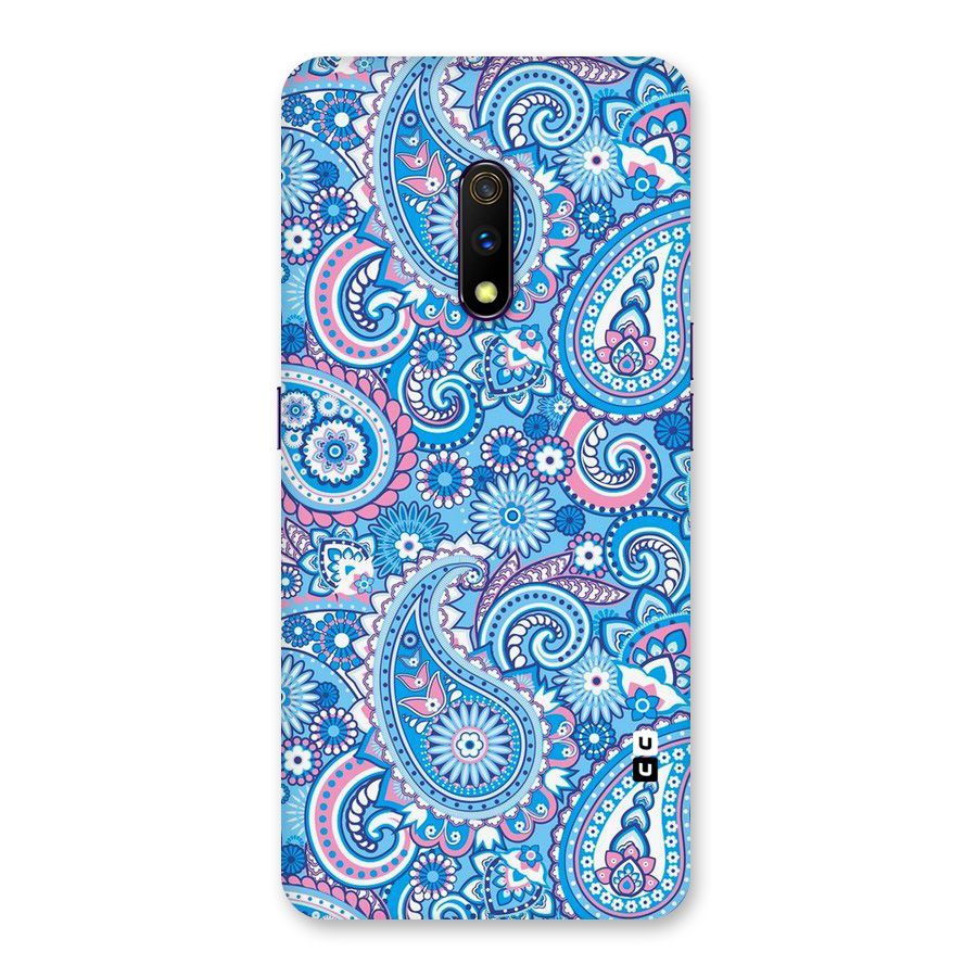 Artistic Blue Art Back Case for Realme X