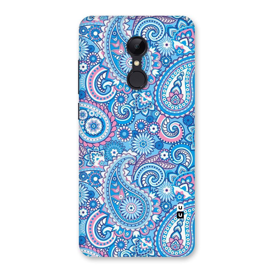 Artistic Blue Art Back Case for Redmi 5
