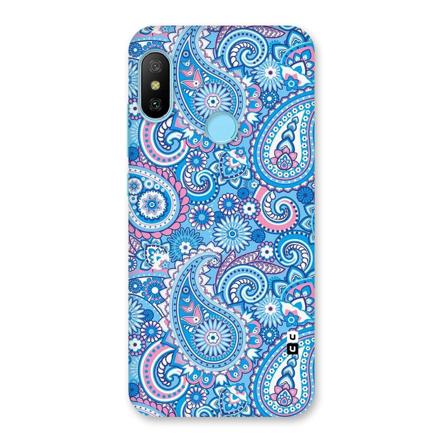 Artistic Blue Art Back Case for Redmi 6 Pro