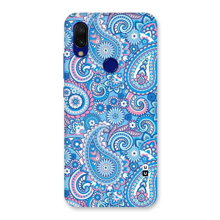 Artistic Blue Art Back Case for Redmi 7