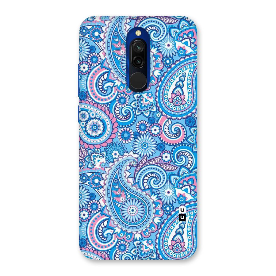 Artistic Blue Art Back Case for Redmi 8