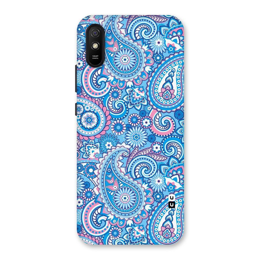 Artistic Blue Art Back Case for Redmi 9i