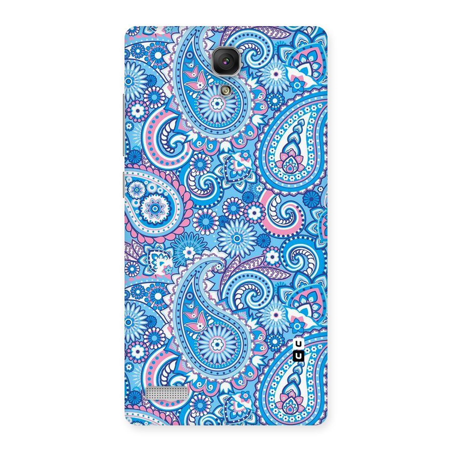 Artistic Blue Art Back Case for Redmi Note