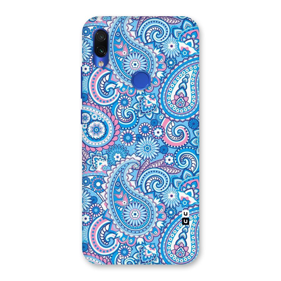 Artistic Blue Art Back Case for Redmi Note 7S