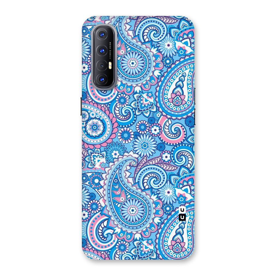 Artistic Blue Art Back Case for Reno3 Pro