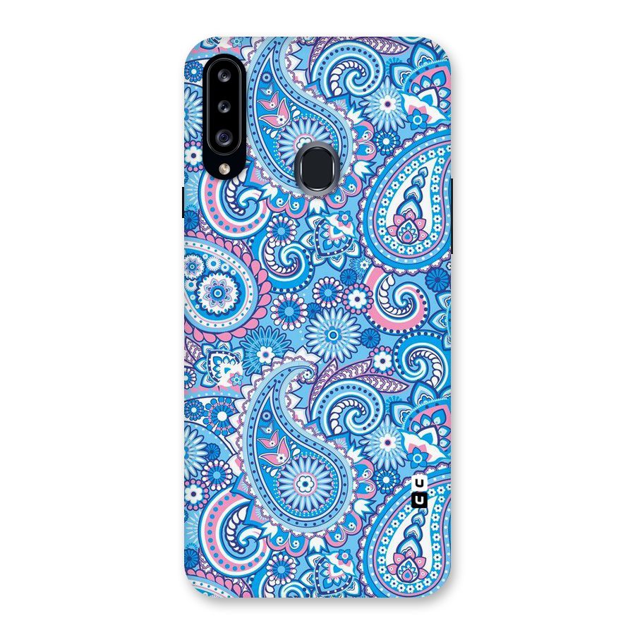 Artistic Blue Art Back Case for Samsung Galaxy A20s