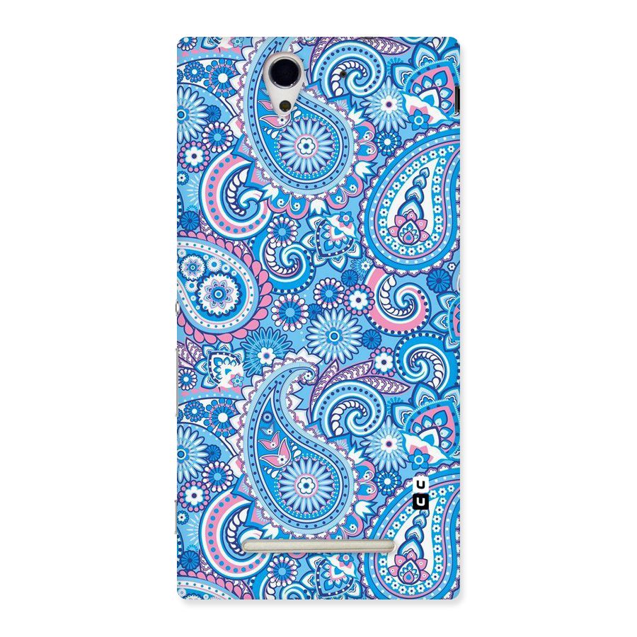 Artistic Blue Art Back Case for Sony Xperia C3