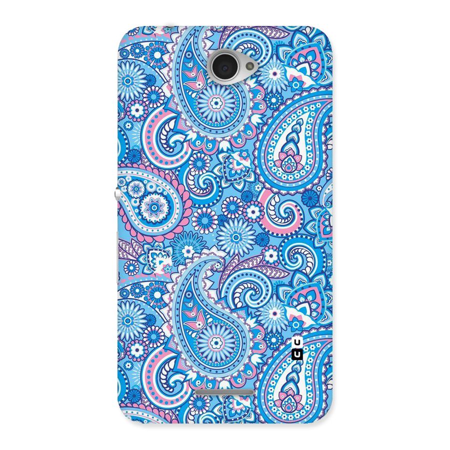 Artistic Blue Art Back Case for Sony Xperia E4