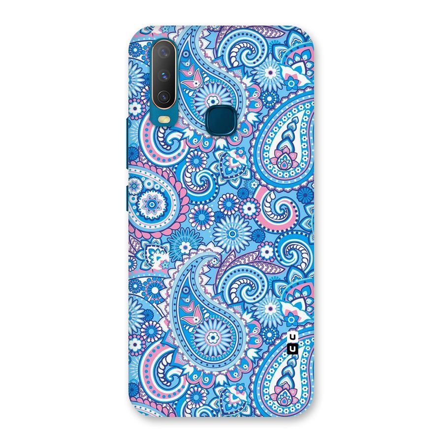 Artistic Blue Art Back Case for Vivo U10