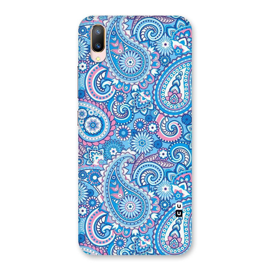 Artistic Blue Art Back Case for Vivo V11 Pro