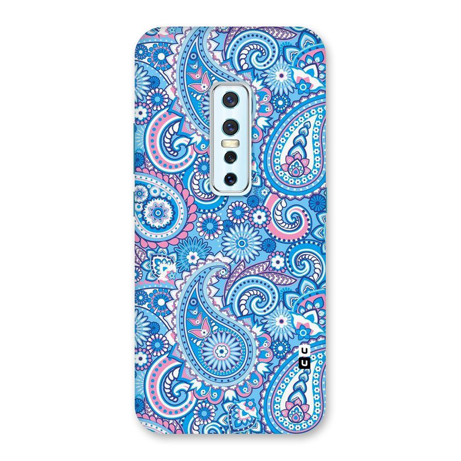 Artistic Blue Art Back Case for Vivo V17 Pro