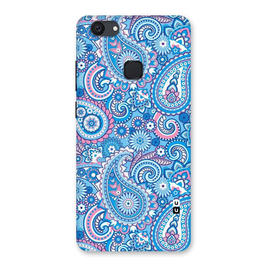Artistic Blue Art Back Case for Vivo V7 Plus