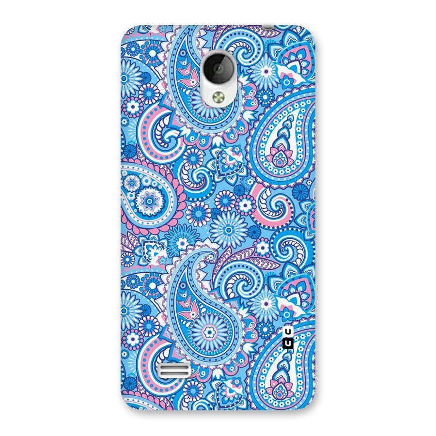 Artistic Blue Art Back Case for Vivo Y21
