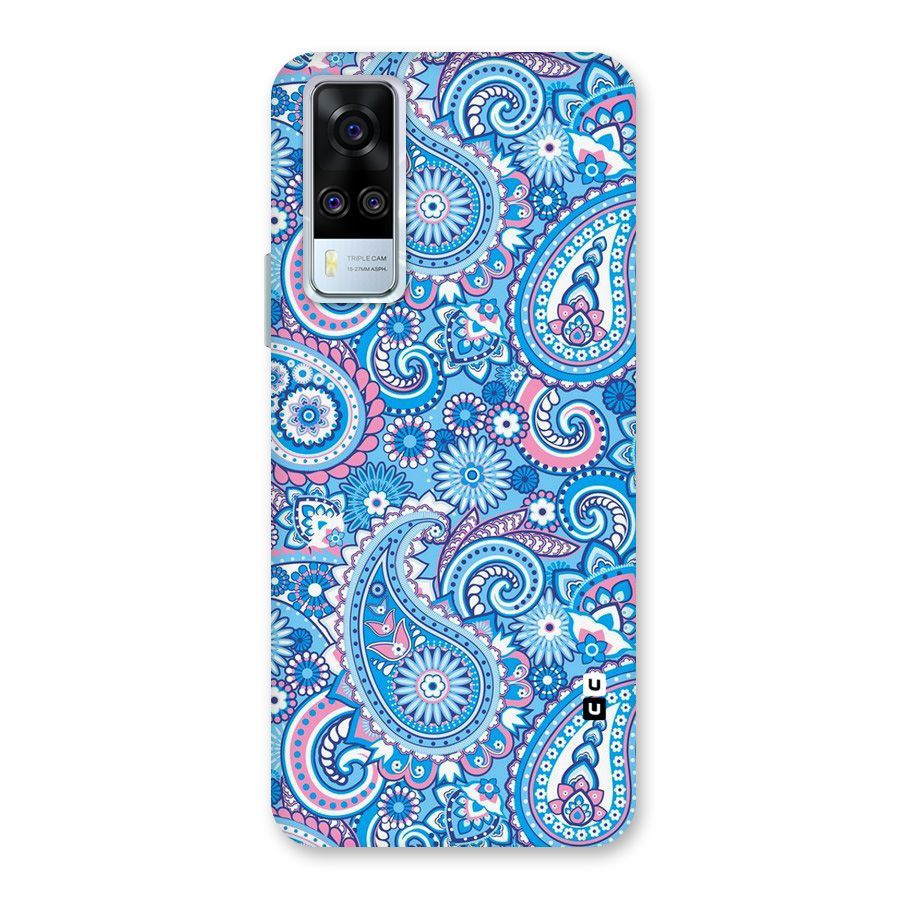 Artistic Blue Art Back Case for Vivo Y31