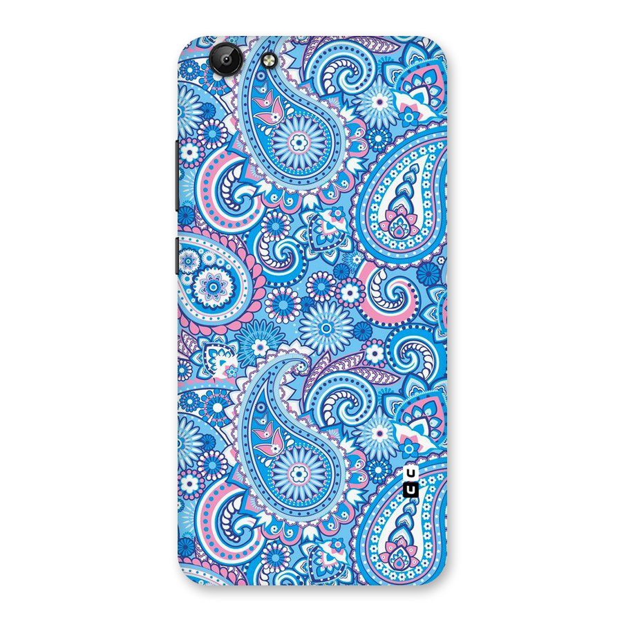 Artistic Blue Art Back Case for Vivo Y69