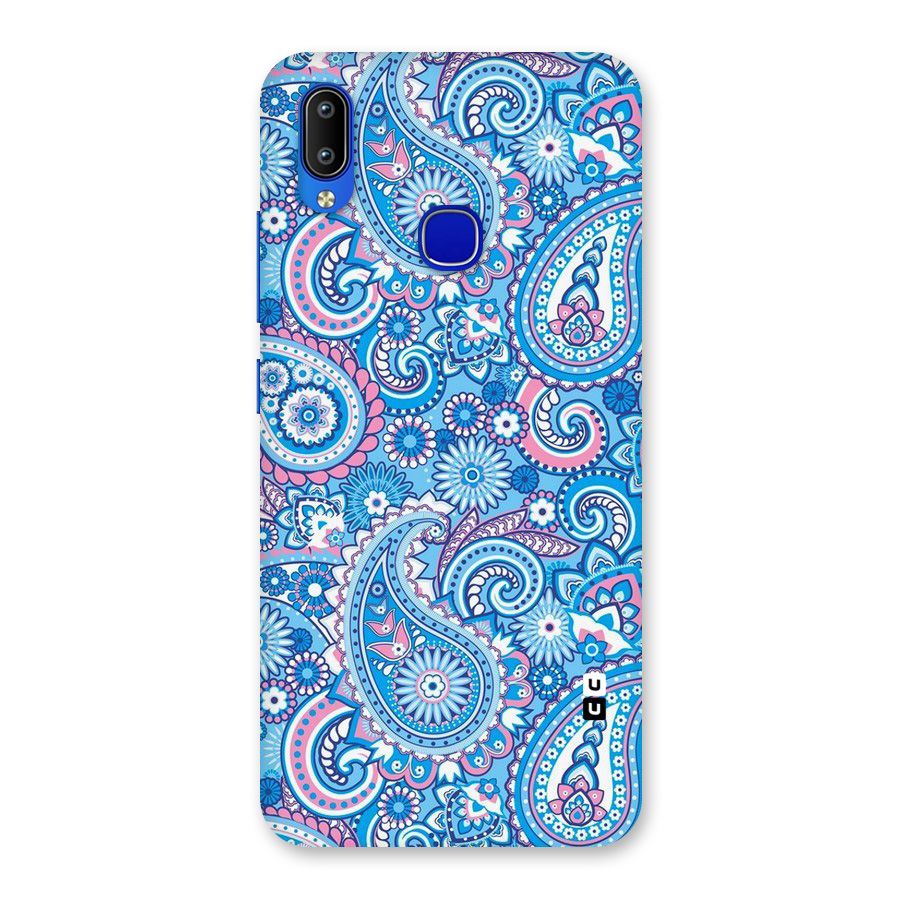 Artistic Blue Art Back Case for Vivo Y91