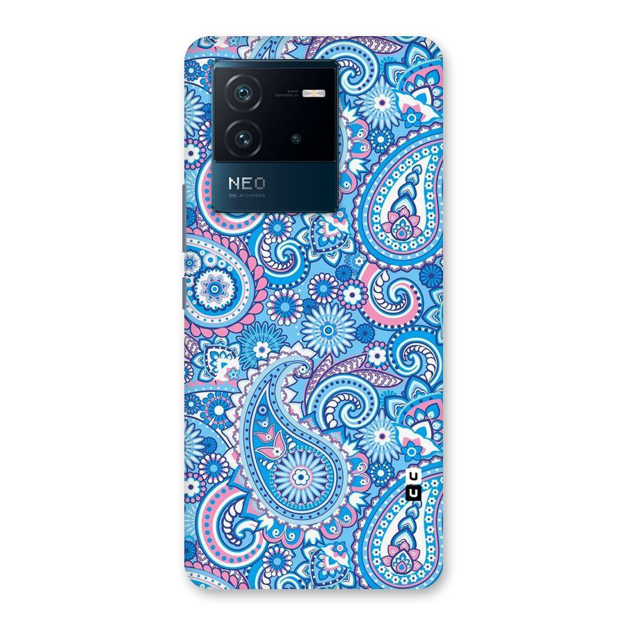 Artistic Blue Art Back Case for Vivo iQOO Neo 6 5G