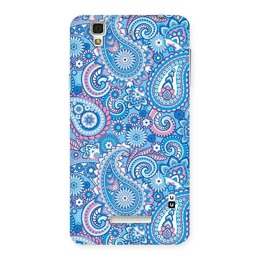 Artistic Blue Art Back Case for Yu Yureka