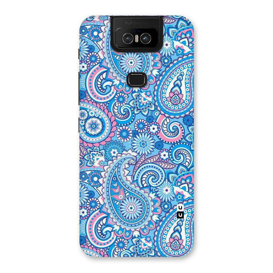 Artistic Blue Art Back Case for Zenfone 6z