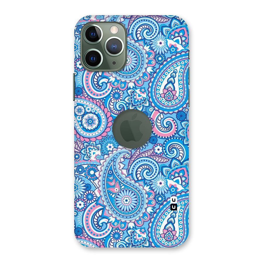 Artistic Blue Art Back Case for iPhone 11 Pro Logo  Cut