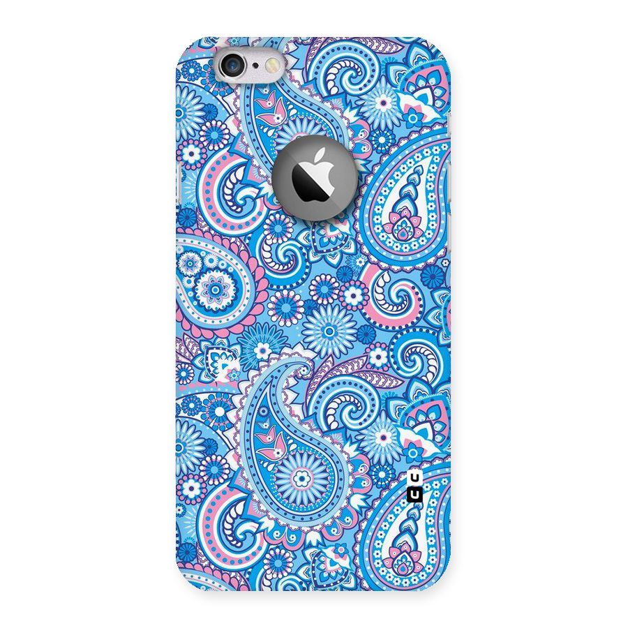 Artistic Blue Art Back Case for iPhone 6 Logo Cut