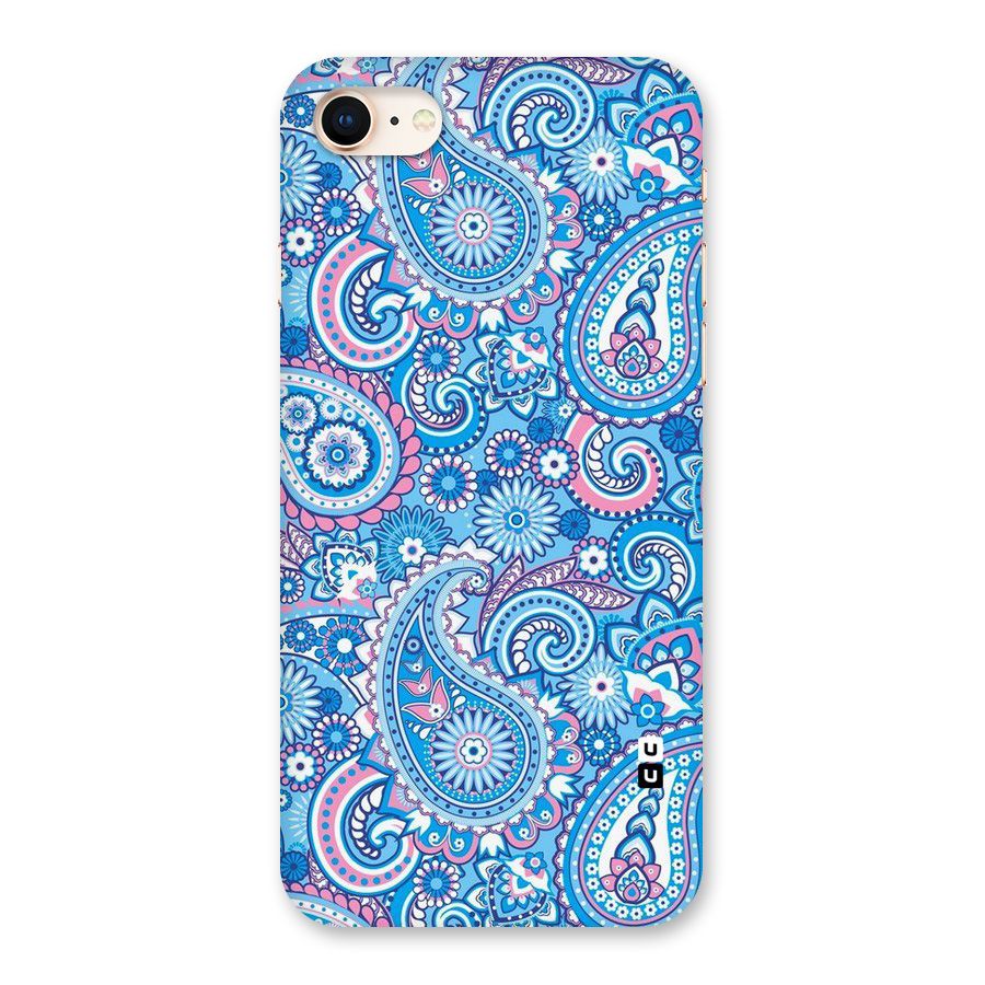 Artistic Blue Art Back Case for iPhone 8