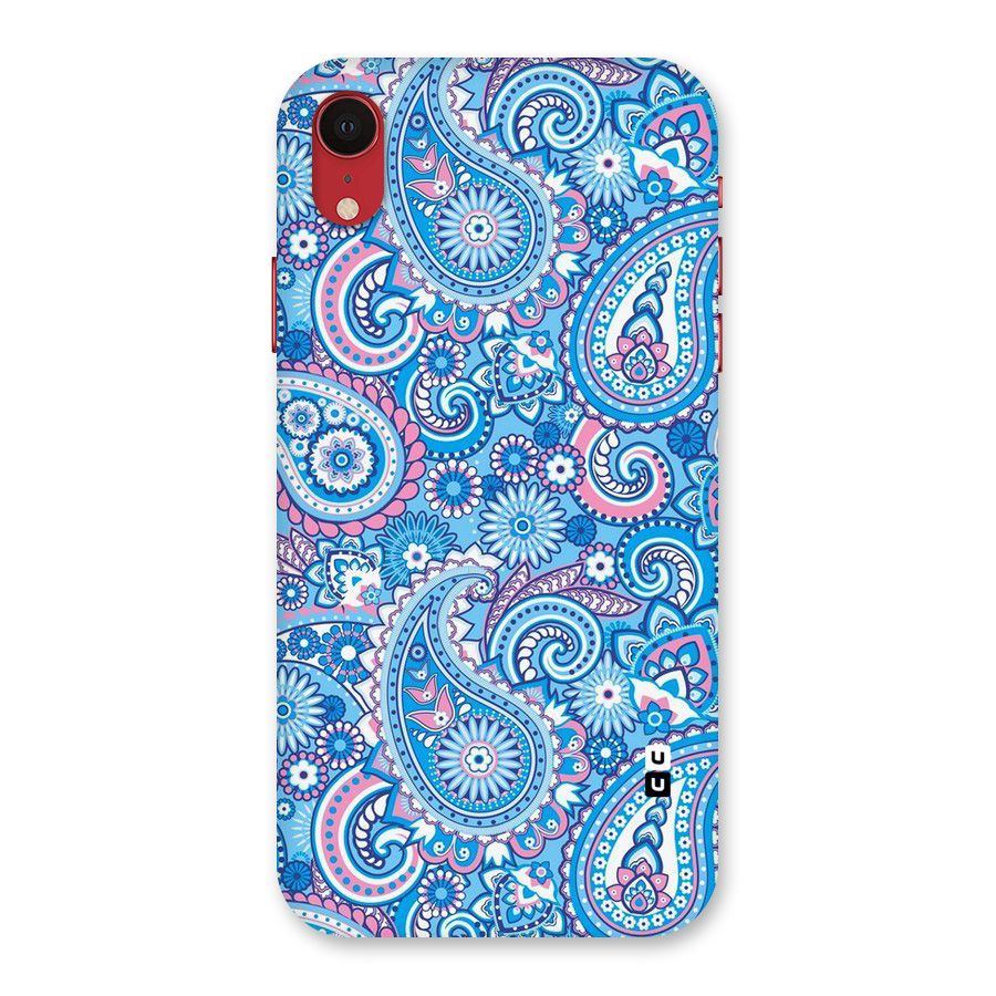 Artistic Blue Art Back Case for iPhone XR