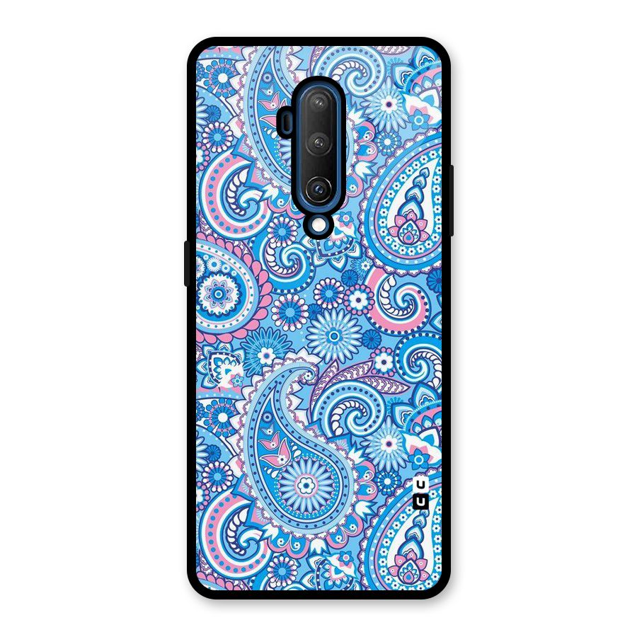Artistic Blue Art Glass Back Case for OnePlus 7T Pro