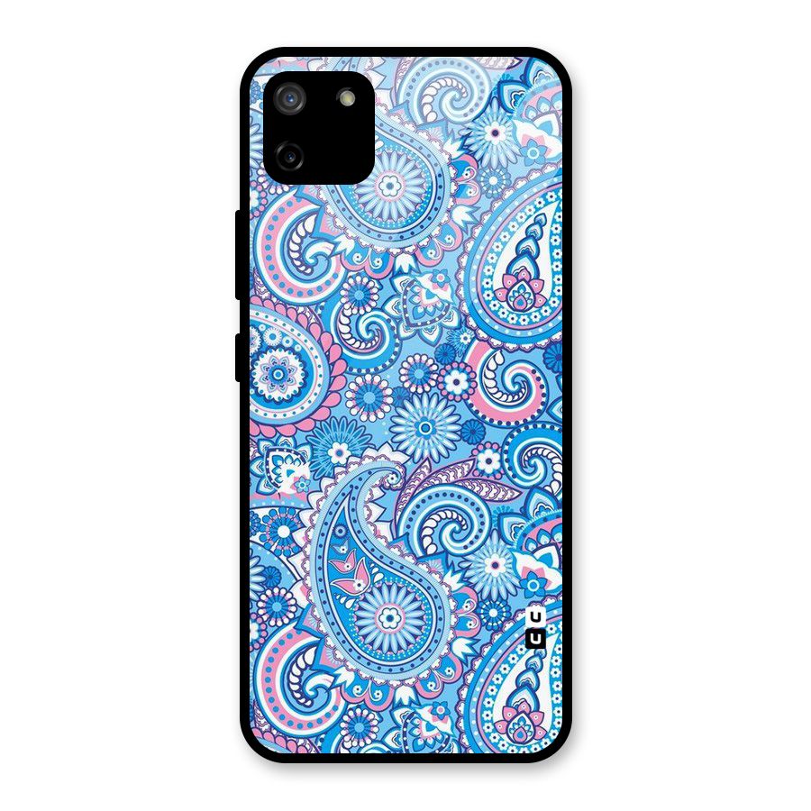 Artistic Blue Art Glass Back Case for Realme C11